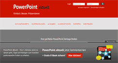 Desktop Screenshot of powerpoint-aktuell.de